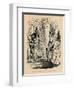 'Margaret of Anjou meeting the benevolent Robber',-John Leech-Framed Giclee Print