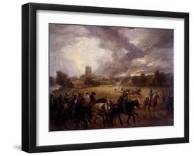 Margaret of Anjou Taken Prisoner after the Battle of Tewkesbury, 1875-John Gilbert-Framed Giclee Print