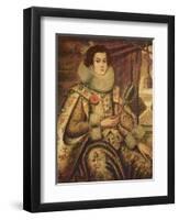 Margaret of Austria (1522-86) Duchess of Parma-null-Framed Giclee Print