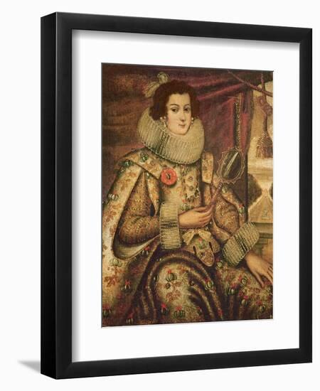 Margaret of Austria (1522-86) Duchess of Parma-null-Framed Giclee Print