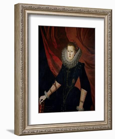 Margaret of Austria, Queen of Spain, 1607-Juan Pantoja De La Cruz-Framed Giclee Print