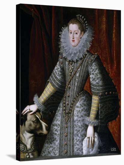 Margaret of Austria, Queen of Spain, 1609-Bartolome Gonzalez-Stretched Canvas