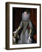 Margaret of Austria, Queen of Spain, 1609-Bartolome Gonzalez-Framed Giclee Print