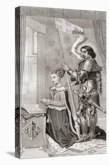 Margaret of Denmark with St. Canute-null-Stretched Canvas