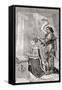 Margaret of Denmark with St. Canute-null-Framed Stretched Canvas