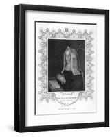 Margaret of Lancaster, Mother of Henry VII-WT Mote-Framed Giclee Print