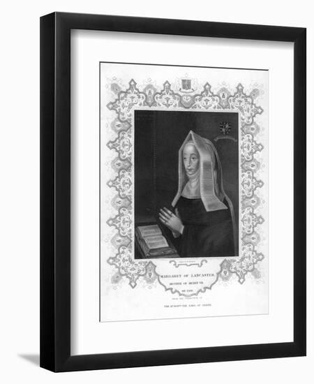 Margaret of Lancaster, Mother of Henry VII-WT Mote-Framed Giclee Print