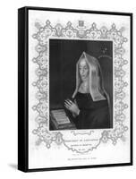 Margaret of Lancaster, Mother of Henry VII-WT Mote-Framed Stretched Canvas