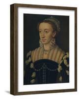 'Margaret of Navarre', c1563-Jean Clouet-Framed Giclee Print