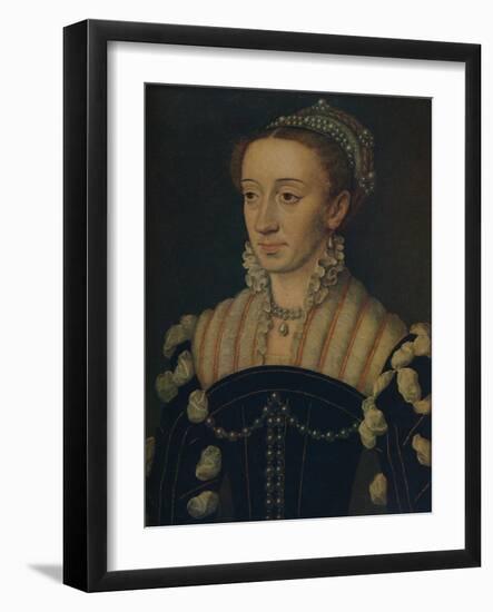'Margaret of Navarre', c1563-Jean Clouet-Framed Giclee Print