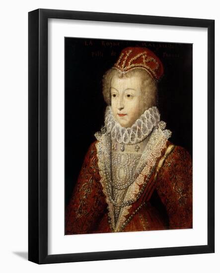 Margaret of Valois and France, also Queen Margot, 1553-1615, Sister of Henry III-French School-Framed Giclee Print