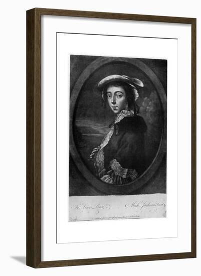 Margaret 'Peg' Woffington (1720-176), Irish Actress, 18th Century-Jackson-Framed Giclee Print