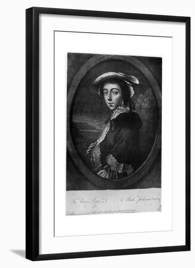 Margaret 'Peg' Woffington (1720-176), Irish Actress, 18th Century-Jackson-Framed Giclee Print