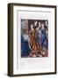 Margaret, Queen of Henry VI, and Her Court, Mid-15th Century-Henry Shaw-Framed Giclee Print