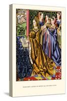 Margaret, Queen of Henry VI and Her Court-H. Shaw-Stretched Canvas