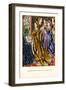 Margaret, Queen of Henry VI and Her Court-H. Shaw-Framed Art Print