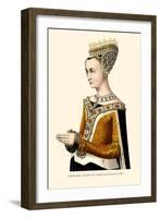 Margaret, Queen of James III of Scotland-H. Shaw-Framed Art Print