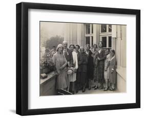 Margaret Sanger, Birth Control Conference, 1930-Science Source-Framed Premium Giclee Print