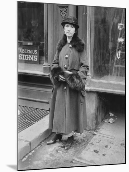 Margaret Sanger, Guilty of Violating the State Penal Code by Operating First Birth Control Clinic-George Grantham Bain-Mounted Photographic Print