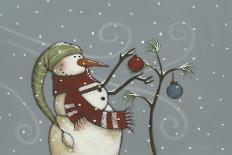 Snowman Pumpkins-Margaret Wilson-Giclee Print