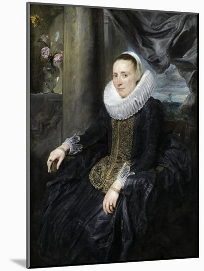 Margareta Snyders-Sir Anthony Van Dyck-Mounted Giclee Print