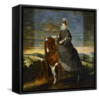 Margarete of Austria (1584-1611), Wife of Philip III, on Horseback, 1636-Diego Velazquez-Framed Stretched Canvas