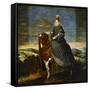 Margarete of Austria (1584-1611), Wife of Philip III, on Horseback, 1636-Diego Velazquez-Framed Stretched Canvas