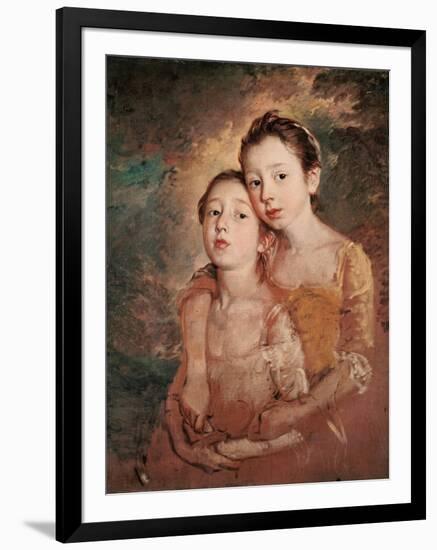 Margareth and Mary Gainsborough-Thomas Gainsborough-Framed Giclee Print