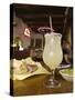 Margarita and Nachos at Maria's Bar and Restaurant, Santa Fe, New Mexico-Michael DeFreitas-Stretched Canvas