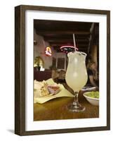 Margarita and Nachos at Maria's Bar and Restaurant, Santa Fe, New Mexico-Michael DeFreitas-Framed Photographic Print