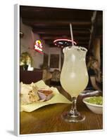 Margarita and Nachos at Maria's Bar and Restaurant, Santa Fe, New Mexico-Michael DeFreitas-Framed Photographic Print