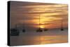 Margarita Island Sunset Over-null-Stretched Canvas