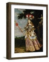 Margarita Teresa, Infanta of Spain (1651-167), in a Theatrical Costume, 1667-Jan Thomas-Framed Giclee Print