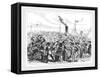 Margate, Arrival of the Husband's Boat, 1856-Swain-Framed Stretched Canvas