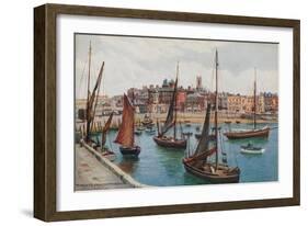 Margate, from the Harbour-Alfred Robert Quinton-Framed Giclee Print