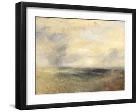 Margate, from the Sea, Ca 1835-J. M. W. Turner-Framed Giclee Print