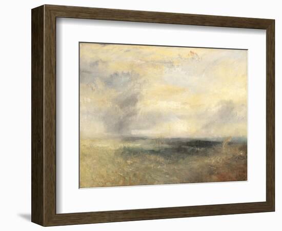 Margate, from the Sea, Ca 1835-J. M. W. Turner-Framed Giclee Print