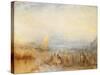 Margate Harbour, 1845 (Oil on Canvas)-Joseph Mallord William Turner-Stretched Canvas