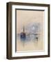 Margate, Possibly C.1840-J. M. W. Turner-Framed Giclee Print