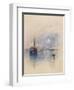 Margate, Possibly C.1840-J. M. W. Turner-Framed Giclee Print