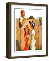 "'Marge Loves David',"August 10, 1935-George Brehm-Framed Giclee Print