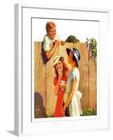 "'Marge Loves David',"August 10, 1935-George Brehm-Framed Giclee Print