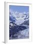 Margerie Glacier Emerging from Mountain Range-DLILLC-Framed Photographic Print