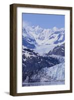 Margerie Glacier Emerging from Mountain Range-DLILLC-Framed Photographic Print