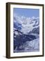 Margerie Glacier Emerging from Mountain Range-DLILLC-Framed Photographic Print