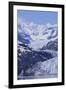 Margerie Glacier Emerging from Mountain Range-DLILLC-Framed Photographic Print