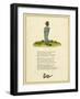 Margery Brown on the Top of the Hill-Kate Greenaway-Framed Art Print