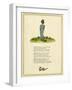 Margery Brown on the Top of the Hill-Kate Greenaway-Framed Art Print