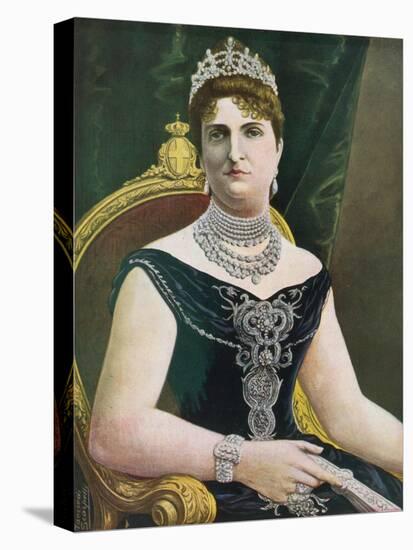 Margherita of Savoy, Queen of Italy-Tancredi Scarpelli-Stretched Canvas