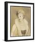 Margherita of Savoy Queen of Umberto I of Italy-null-Framed Art Print